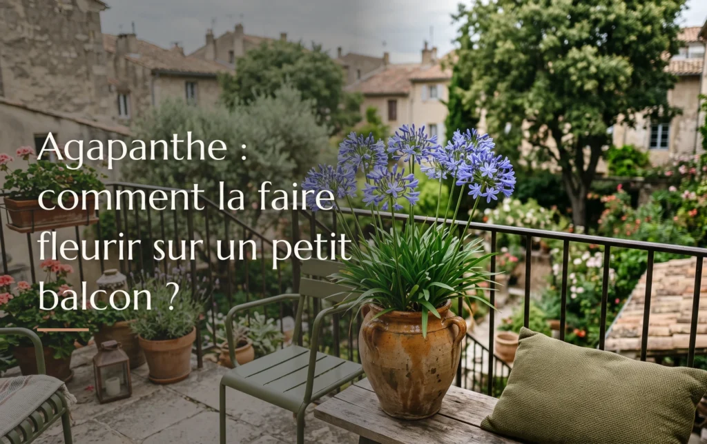 Agapanthe : comment la faire fleurir sur un petit balcon ?