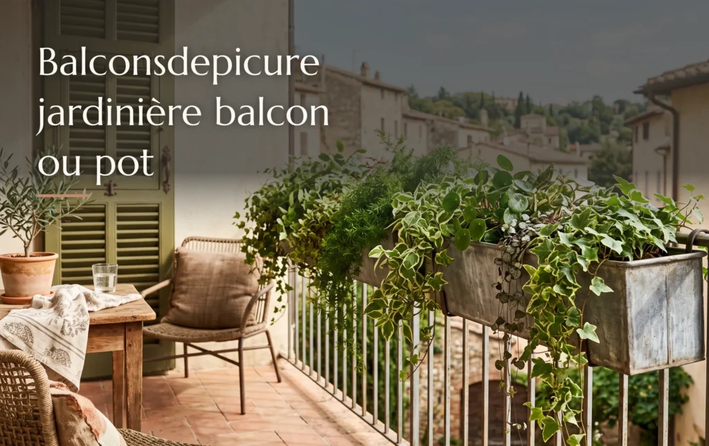Balconsdepicure jardinière balcon ou pot : que choisir ?