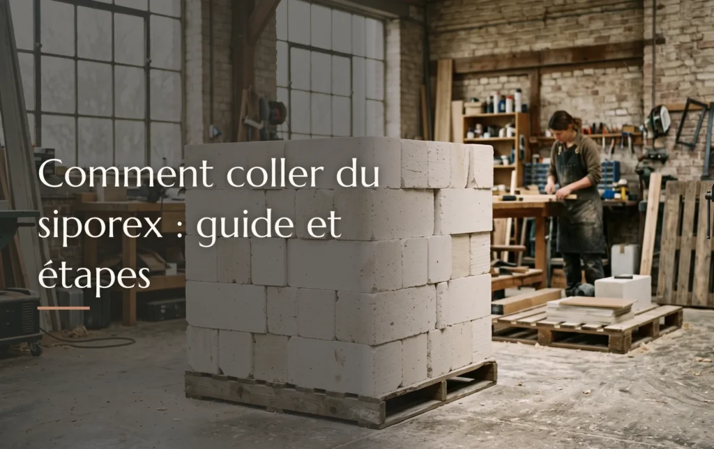 Comment coller du siporex : guide et étapes