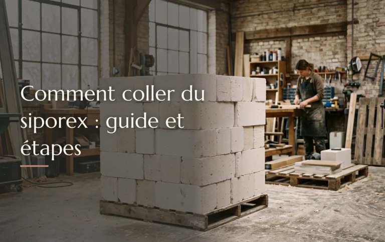 Comment coller du siporex : guide et étapes