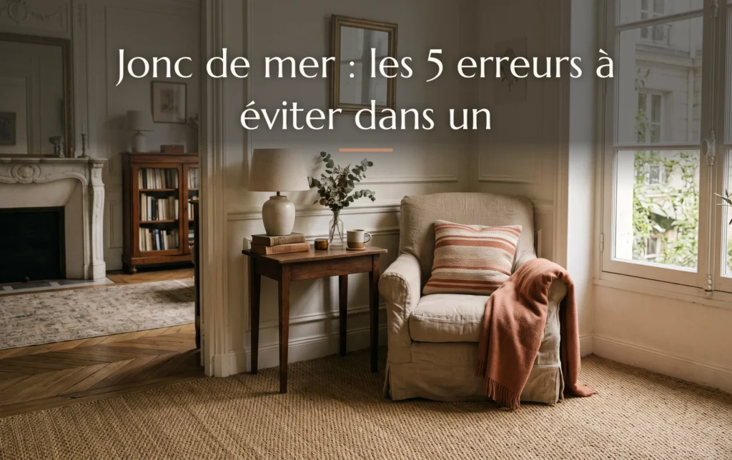 Jonc de mer : les 5 erreurs à éviter dans un petit espace