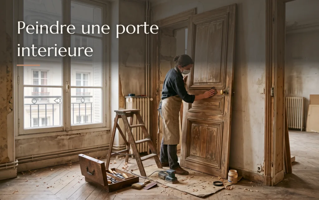 Peindre une porte interieure : la méthode qui marche