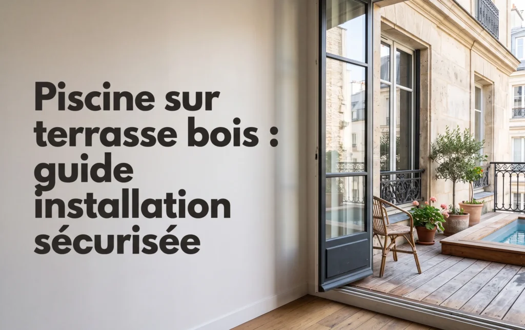 Piscine sur terrasse bois : guide installation sécurisée