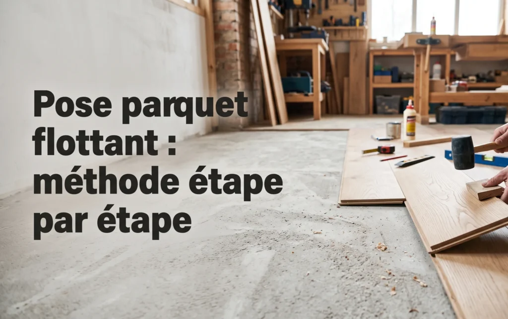 Pose parquet flottant : méthode étape par étape