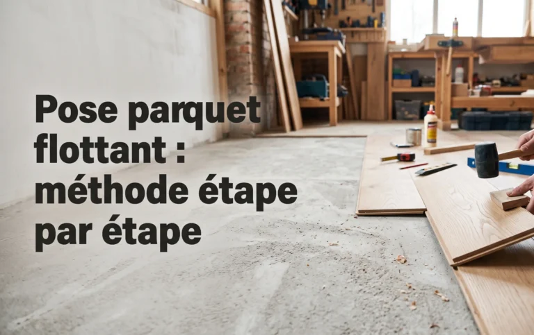 Pose parquet flottant : méthode étape par étape