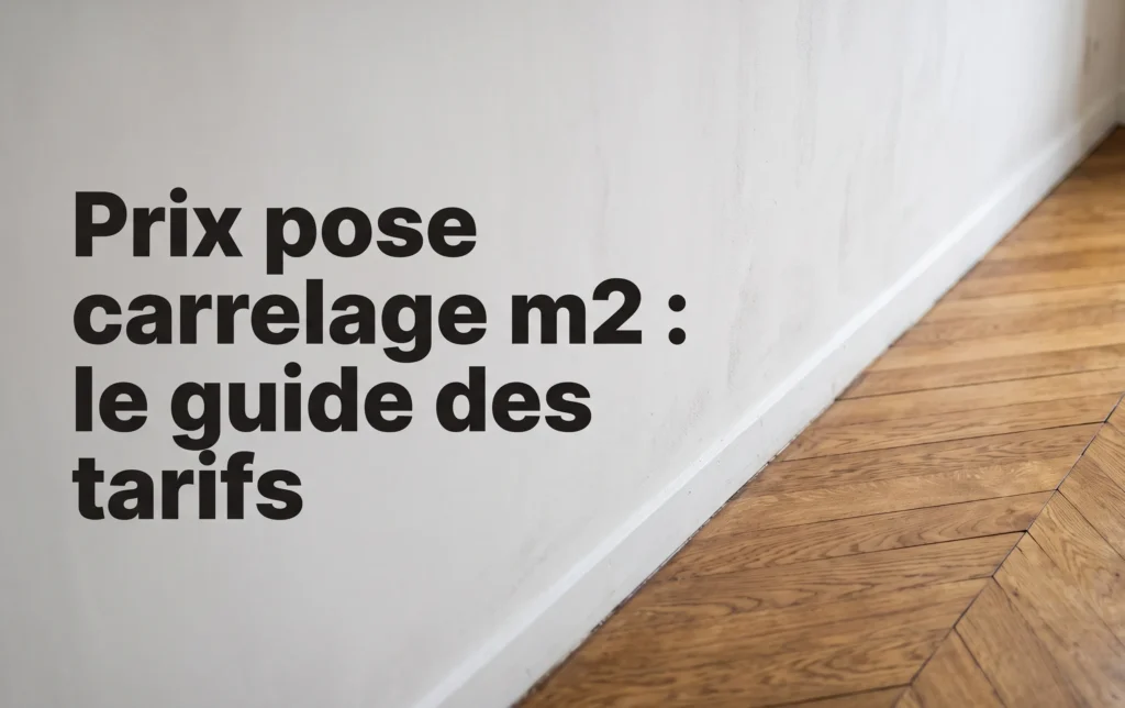 Prix pose carrelage m2 : le guide des tarifs